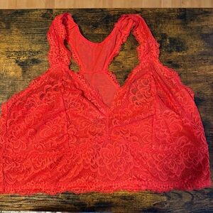 NWT Torrid Red Lace Bralette Size 3